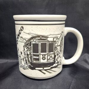 Vintage 1987 SNCO San Francisco Trolley Coffee Tea Mug